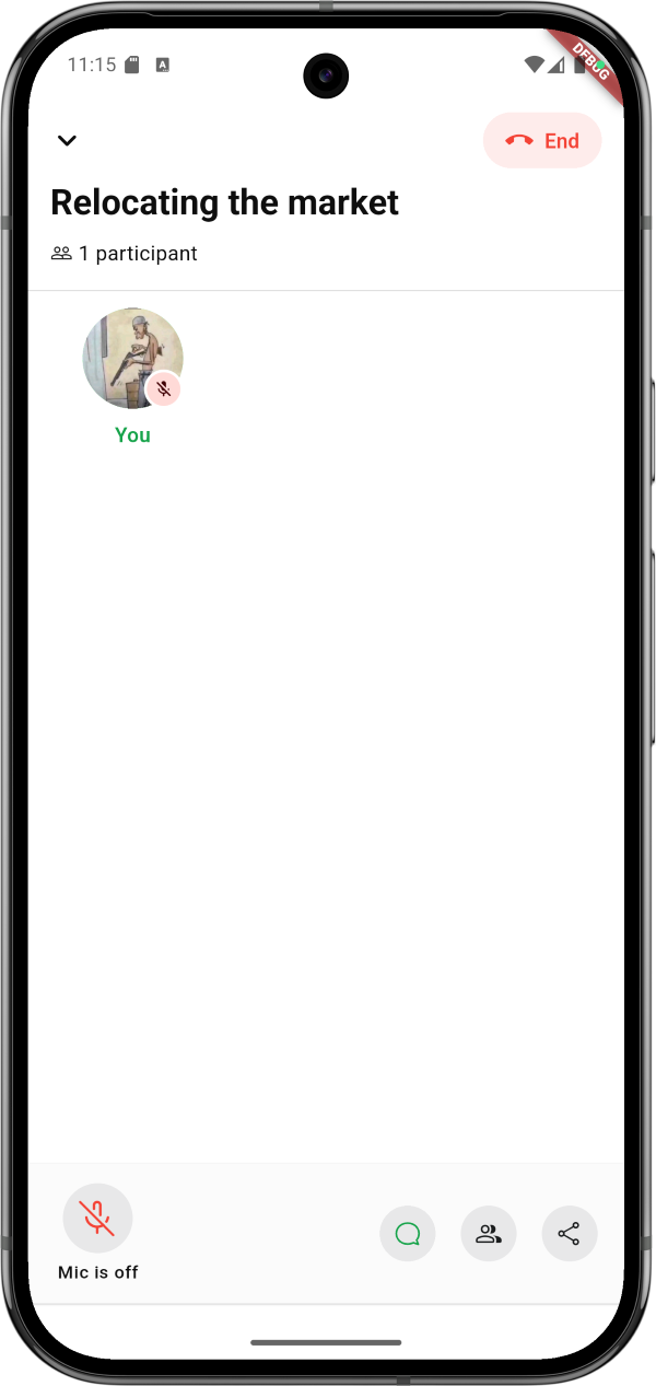 Live Town Halls Interface